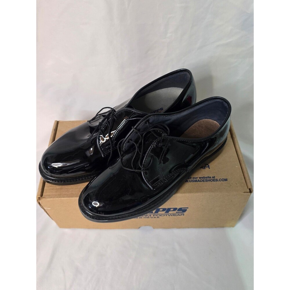 CAPPS US Military High Gloss Oxford Shoes Dress Shoe Army Womens